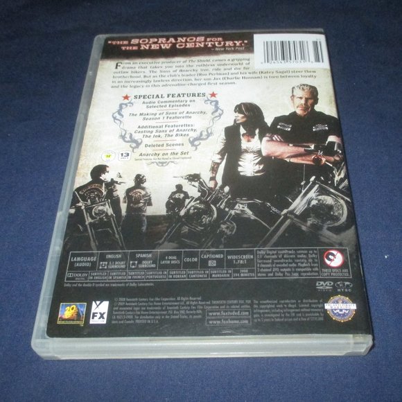 Sons of Anarchy- Season 1 (DVD, 2008, 4-Disc Set) - Picture 5 of 5
